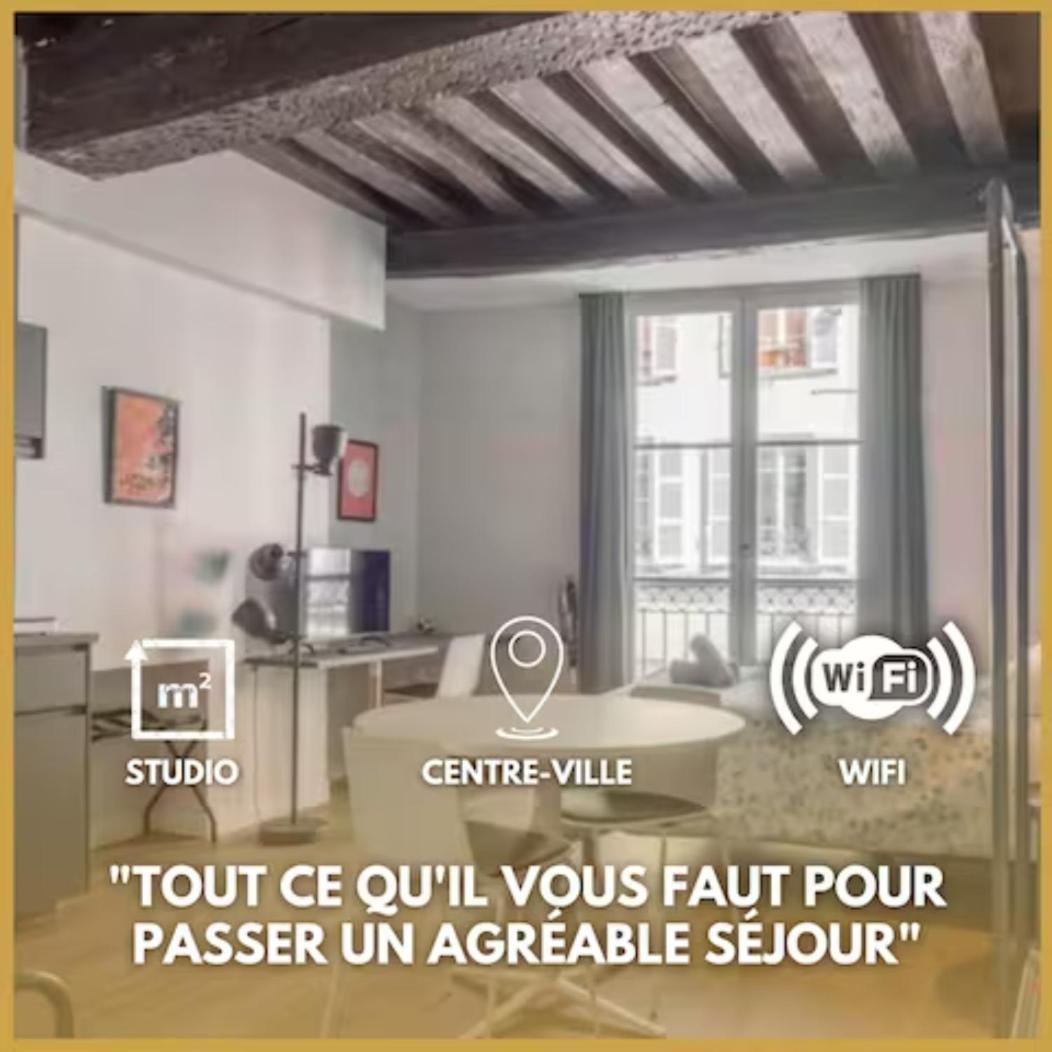 Apartamento Somptueux Studio Hyper Centre Avec Wifi Orléans Exterior foto